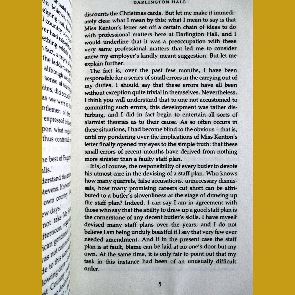 Book: The Remains of the Day by Kazuo Ishiguro - Picture 9 of 11